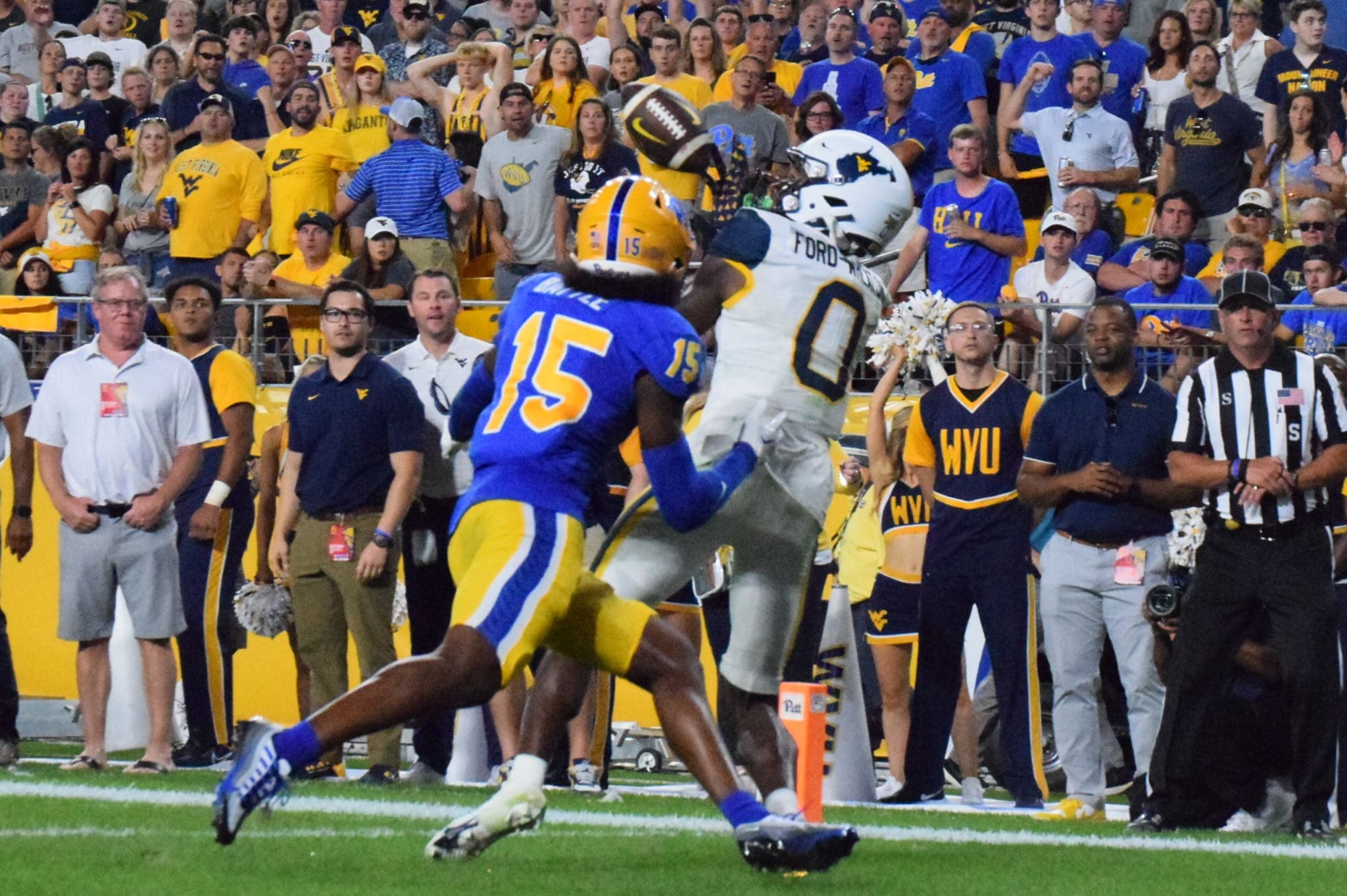 Bryce Ford-Wheaton at Pitt in Backyard Brawl
