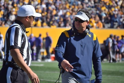 Neal Brown and ref 