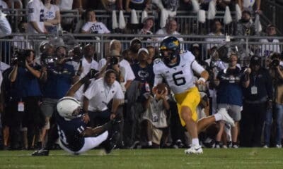 WVU Football QB Garrett Greene running at Penn State