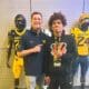 WVU Football LB recruit Cam Thomas and DC Jordan Lesley