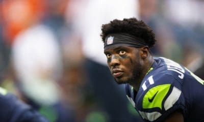 Gary Jennings with the Seattle Seahawks.