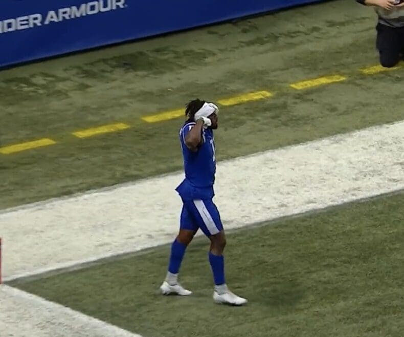 Gary Jennings scores touchdown for XFL’s St. Louis Battlehawks