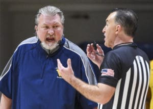 Bob Huggins and ref