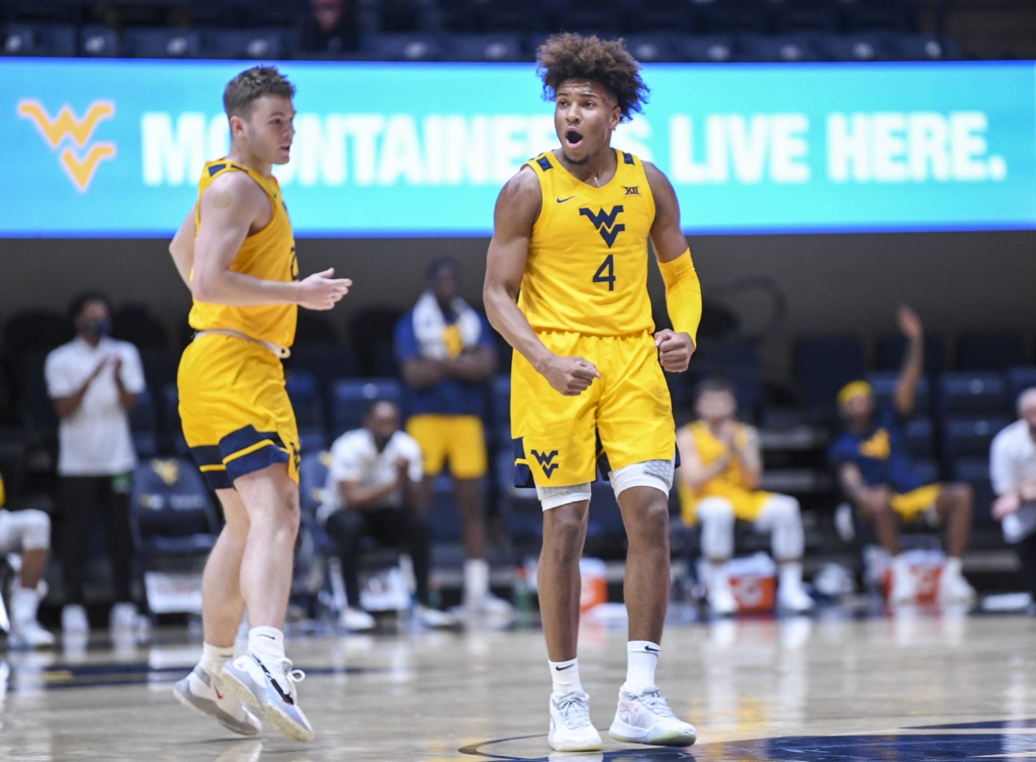 Miles Deuce McBride with WVU