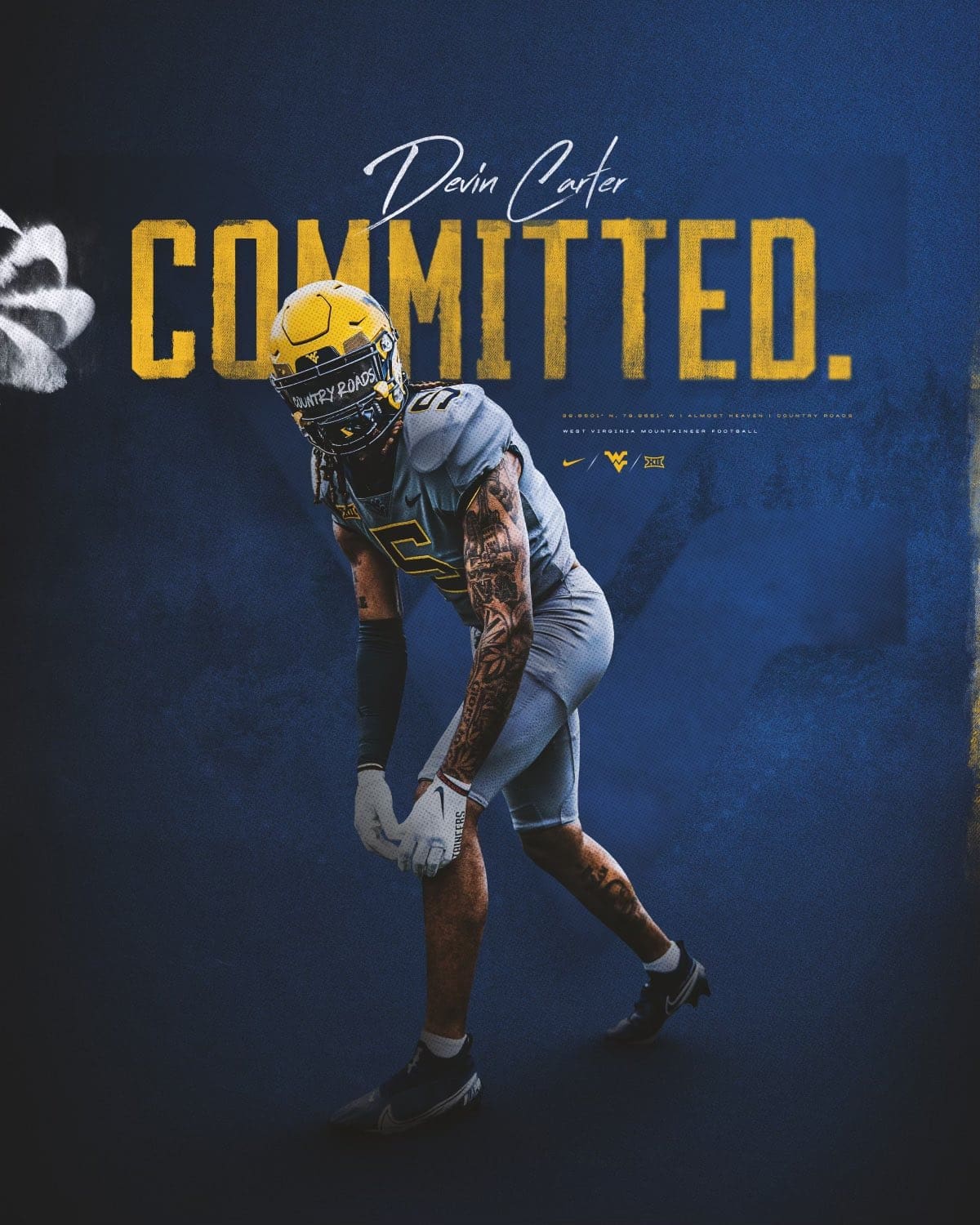 WVU Football WR Devin Carter