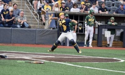 WVU Baseball catcher Logan Sauve