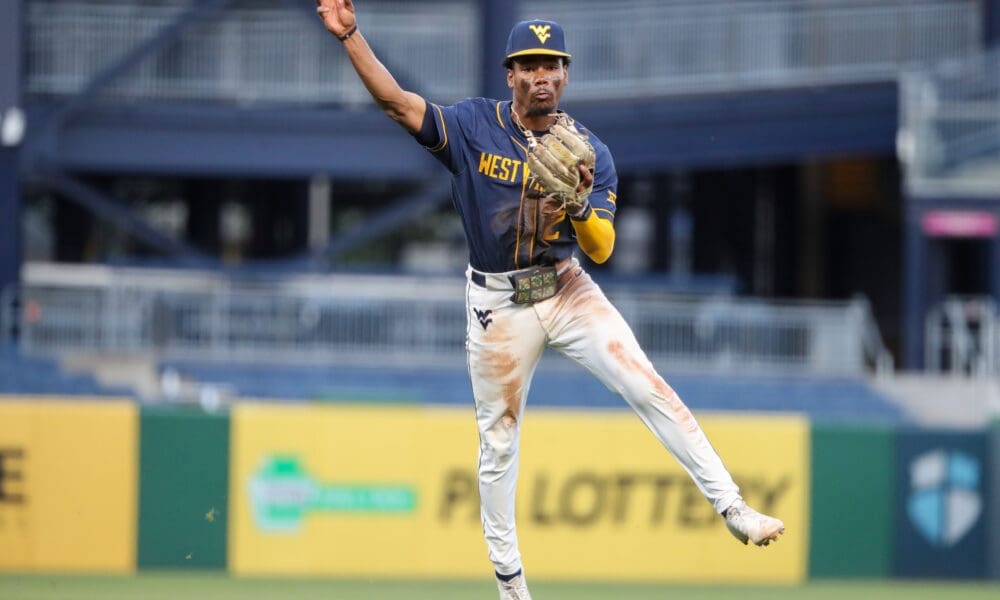 WVU Baseball infielder Tevin Tucker