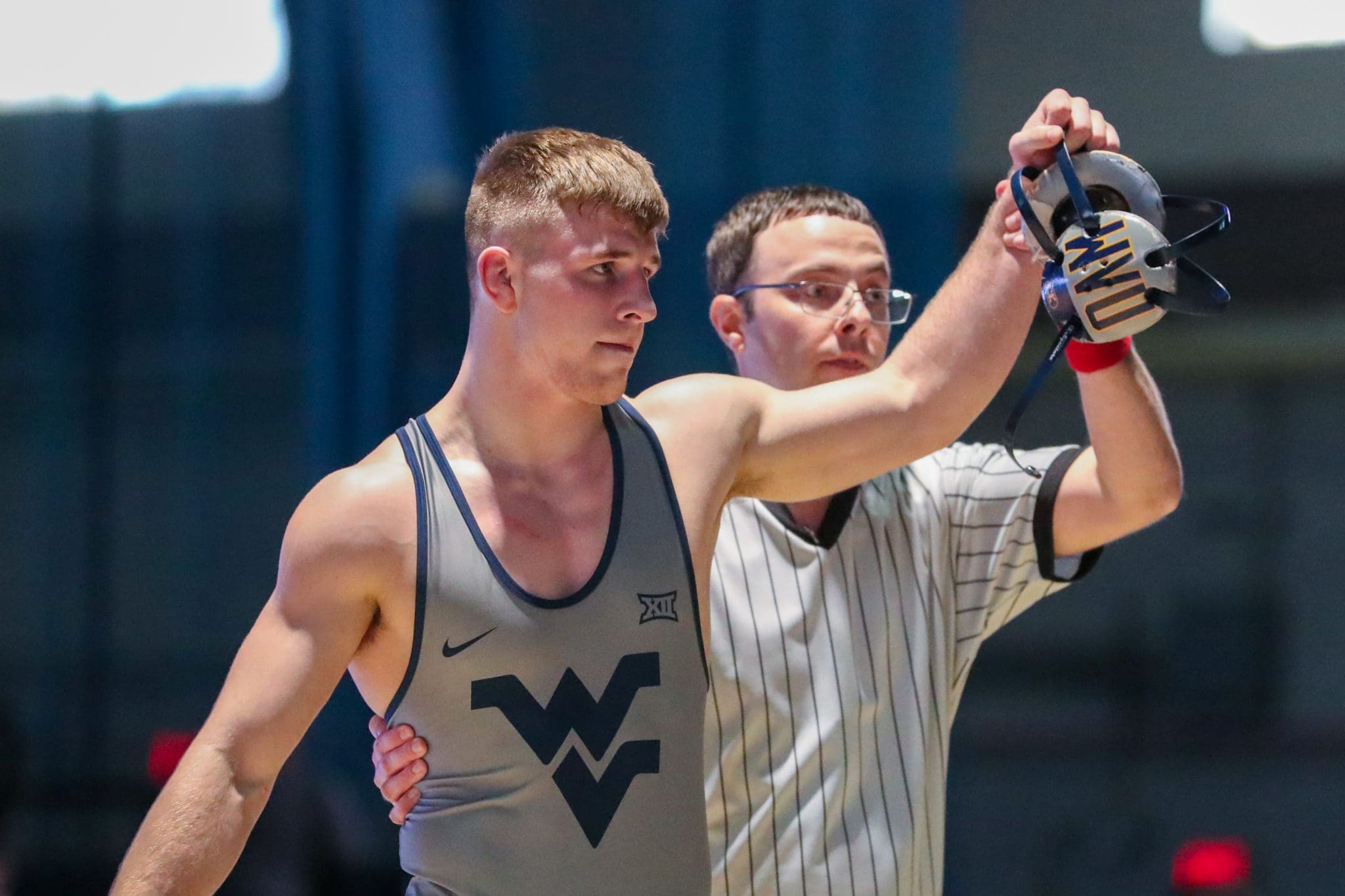 WVU Wrestling wrestler Peyton Hall