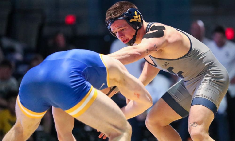 WVU Wrestling Brody Conley against Pitt