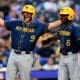 WVU Baseball star Grant Hussey and Skylar King