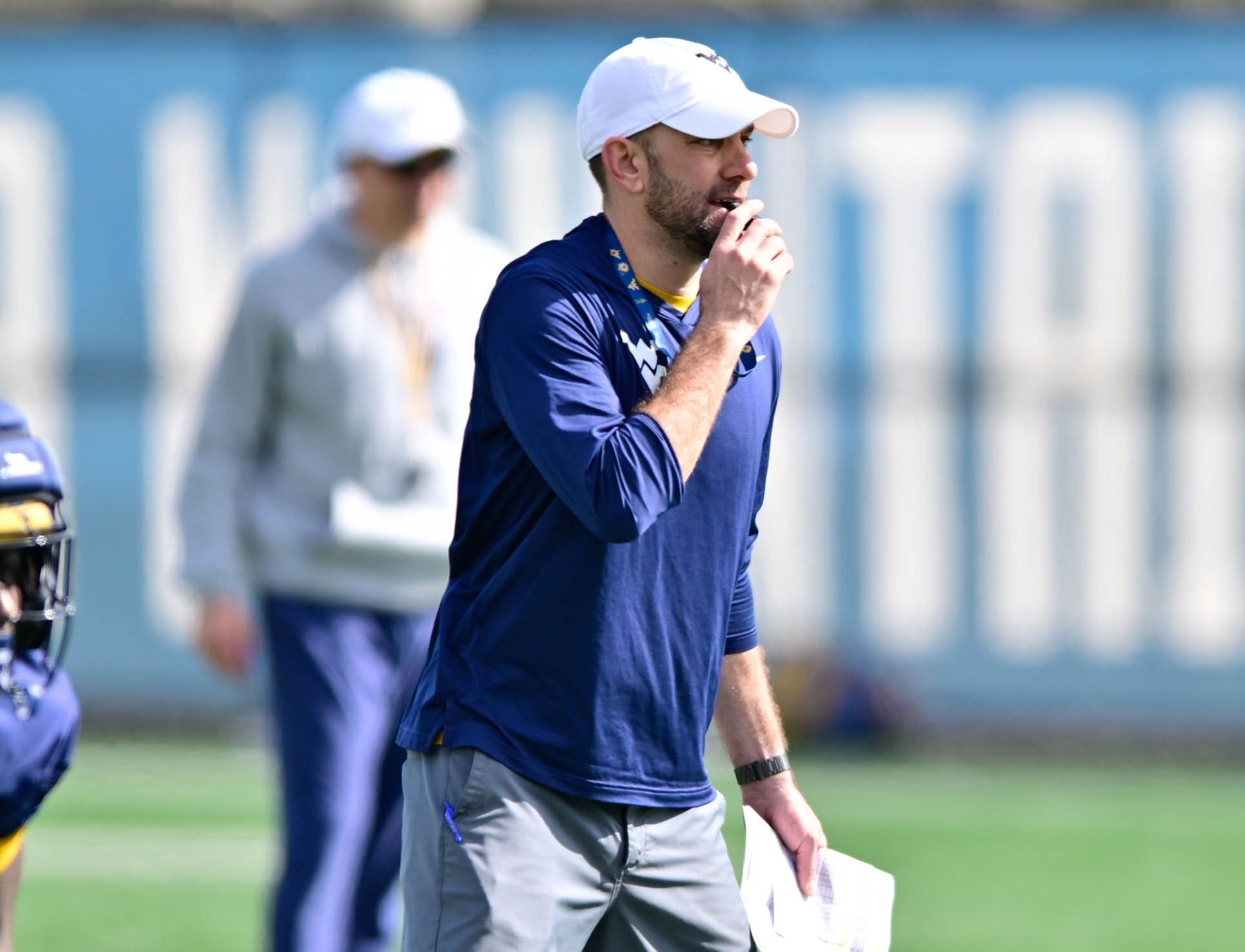 WVU Football Coach Jeff Koonz