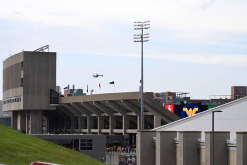WVU Football Milan Puskar Stadium stock