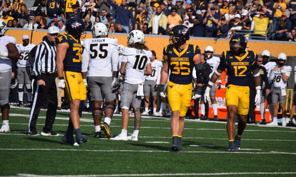 WVU Football defense with Reid Carrico against Colorado