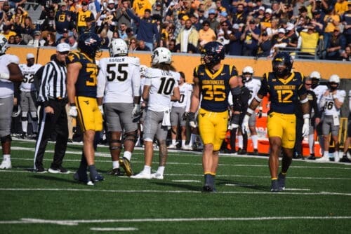 WVU Football defense with Reid Carrico against Colorado