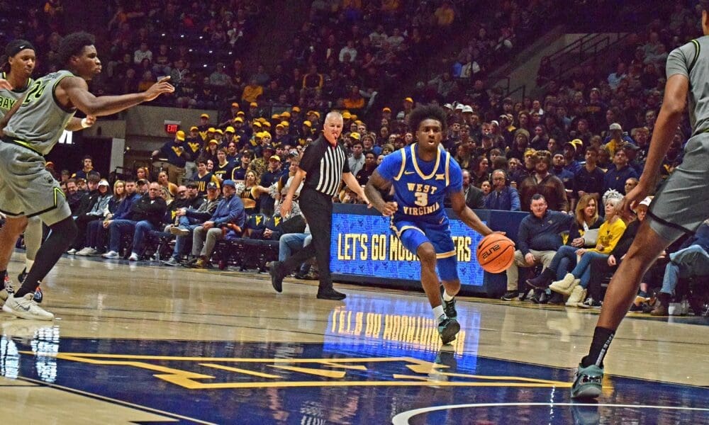 WVU Basketball Honor Huff versus Baylor