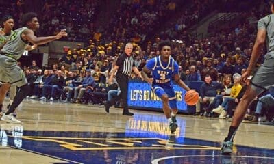 WVU Basketball Honor Huff versus Baylor