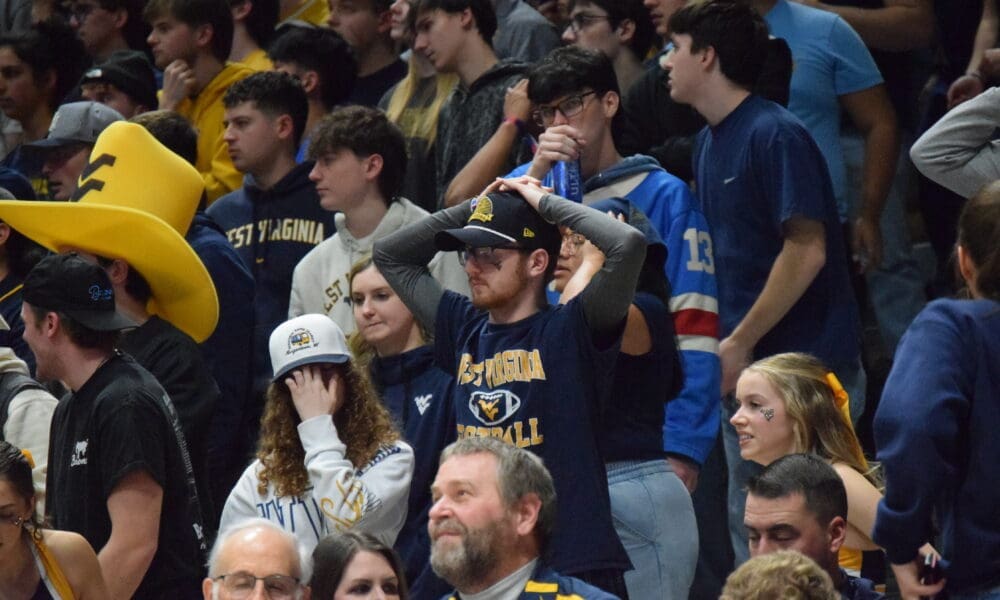 WVU Basketball fans upset