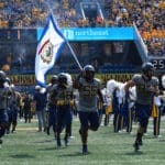 Dante Stills with flag