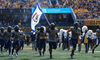 Dante Stills with flag