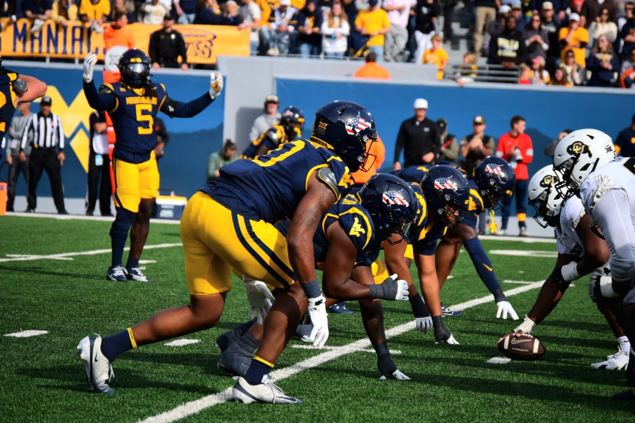 WVU Football defense against Colorado