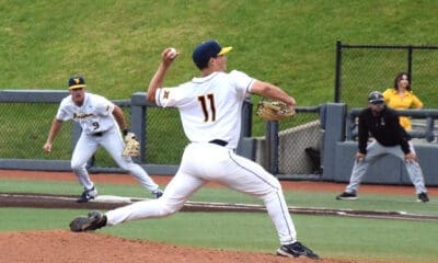 WVU Baseball pitcher Ben Hampton