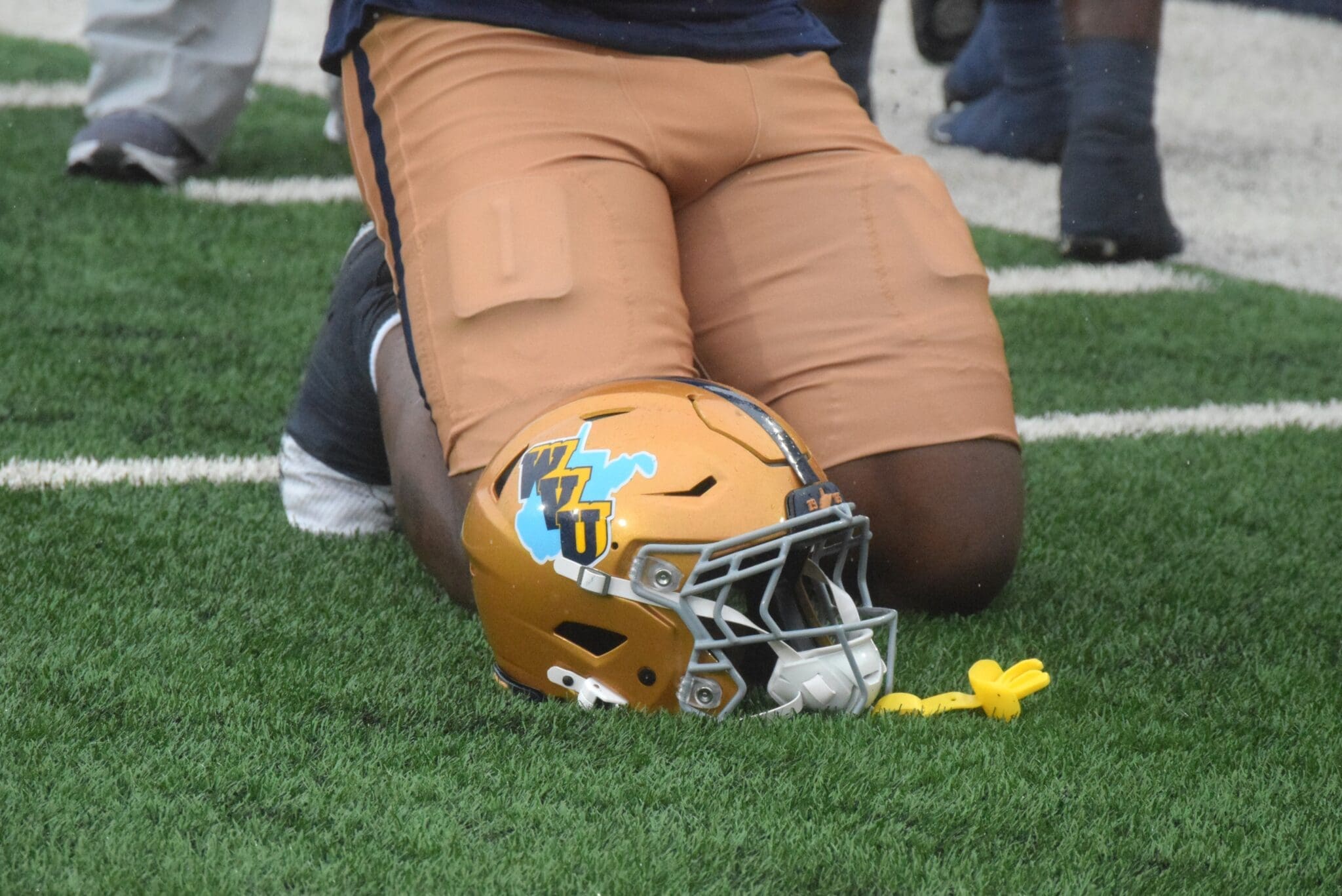 WVU Football 1965 Throwback Helmet