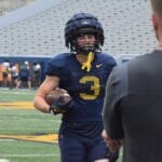 WVU Football Hudson Clement No. 3