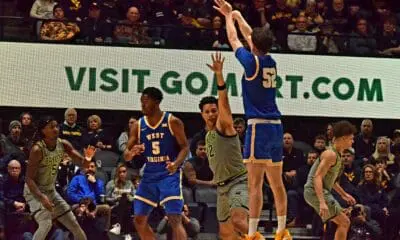 WVU Basketball Treysen Eaglestaff