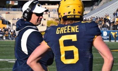 Neal Brown and Garrett Greene