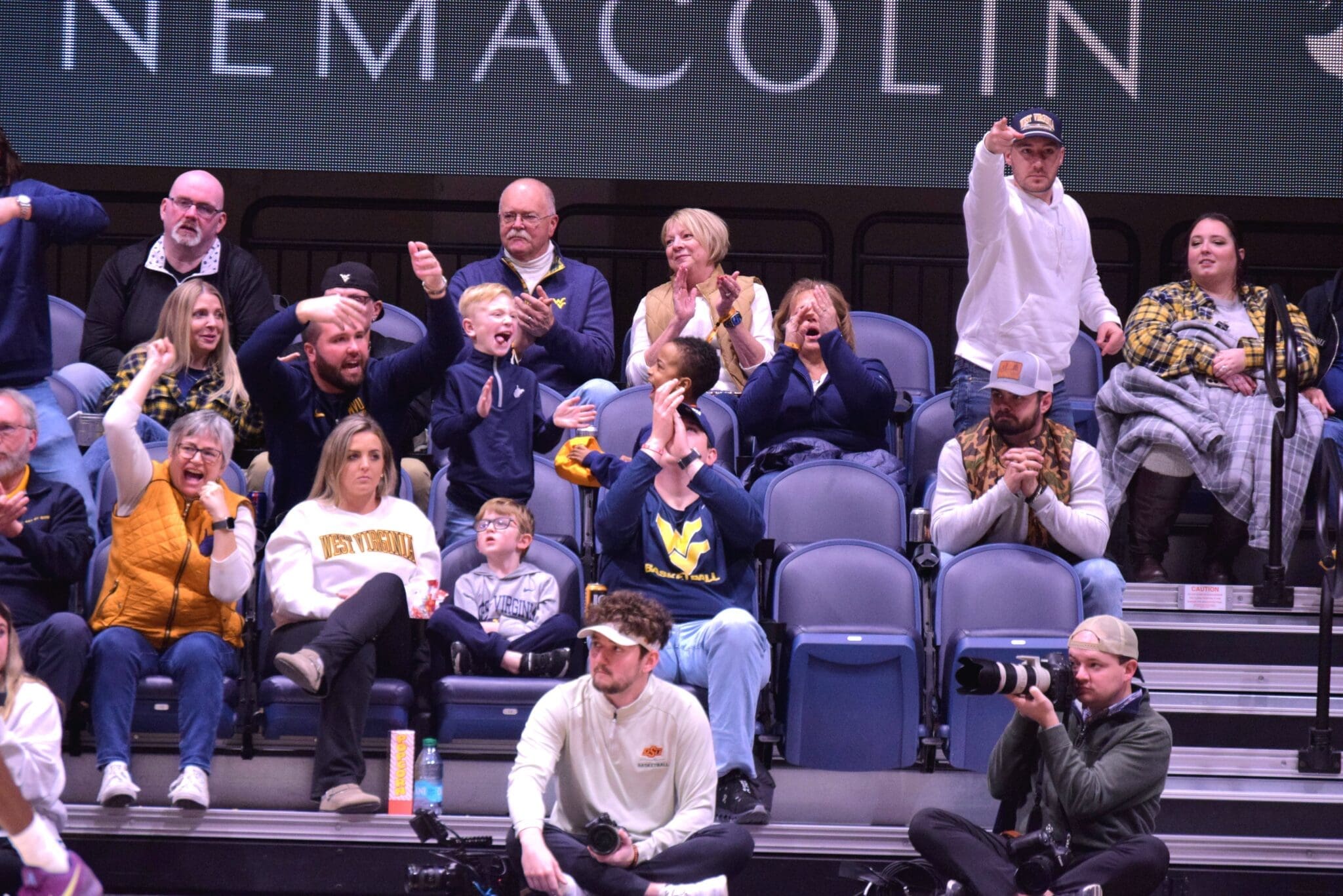 WVU Basketball fans