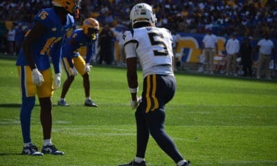 WVU Football WR Jaden Bray against Pitt