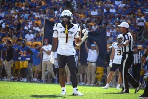 WVU Football RB Jahiem White against Pitt