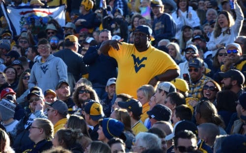 WVU football fans