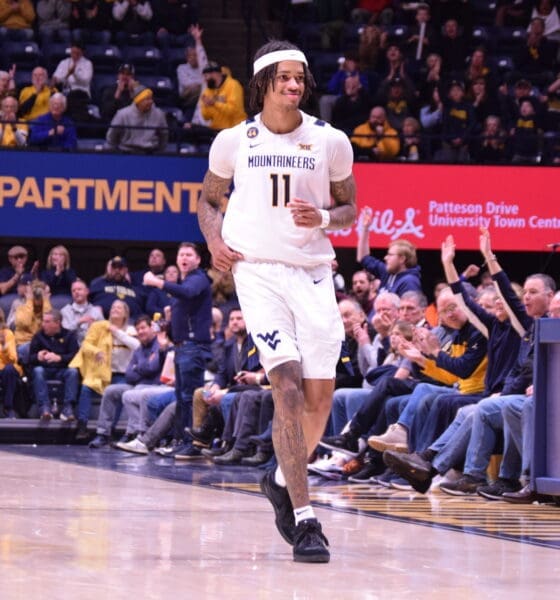 WVU Basketbal Jonathan Powell