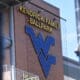 WVU logo on wall at Kendrick Family Ballpark
