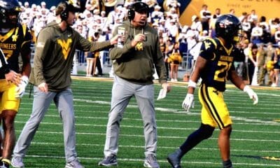 WVU Football HC Rich Rodriguez during Colorado game