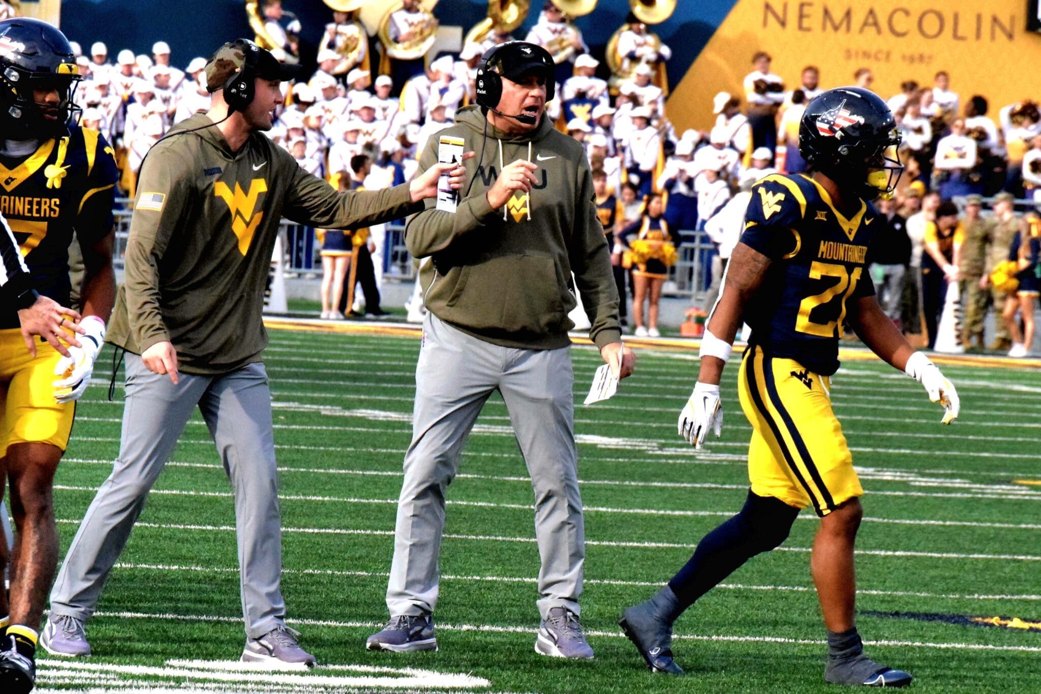 WVU Football HC Rich Rodriguez during Colorado game
