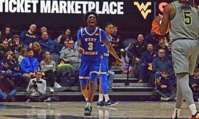 WVU Basketball Honor Huff shows frustration
