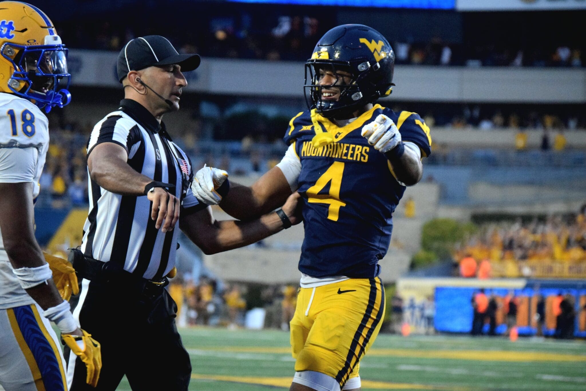 WVU Football WR Cam Vaughn