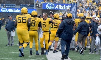 WVU Football Garrett Greene and Nicco Marchiol