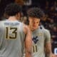 WVU Men's Basketball Jonathan Powell and Amani Hansberry