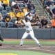 WVU Baseball Logan Sauve hitting
