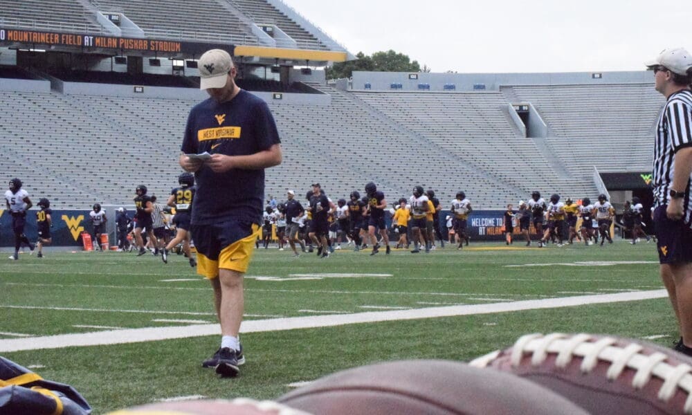 WVU Football stock photo