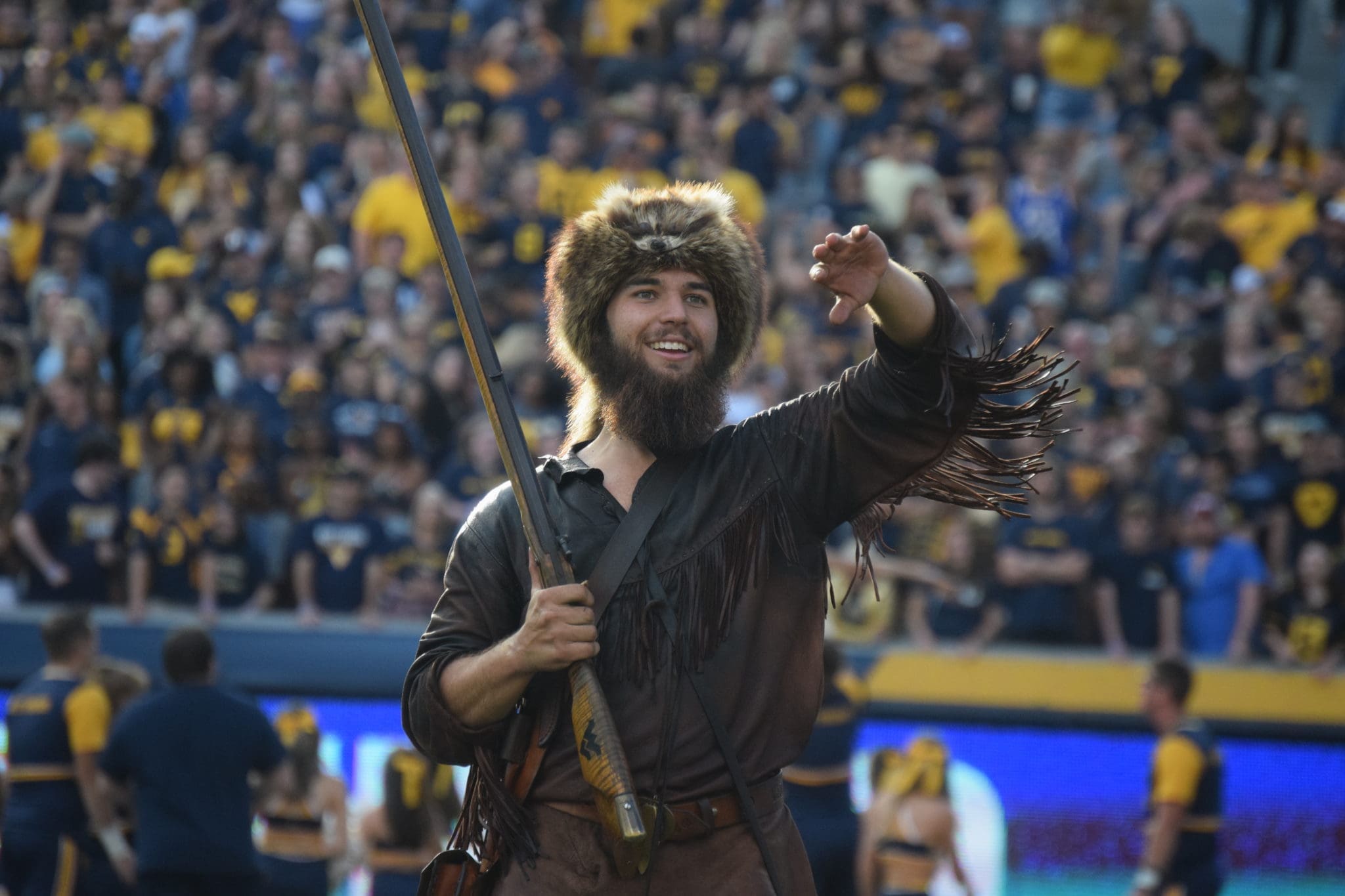 WVU Football Mountaineer Mascot