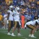 WVU Football Garrett Greene and CJ Donaldson