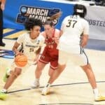 WVU Women's Basketball Sydney Shaw, Cece Riviere