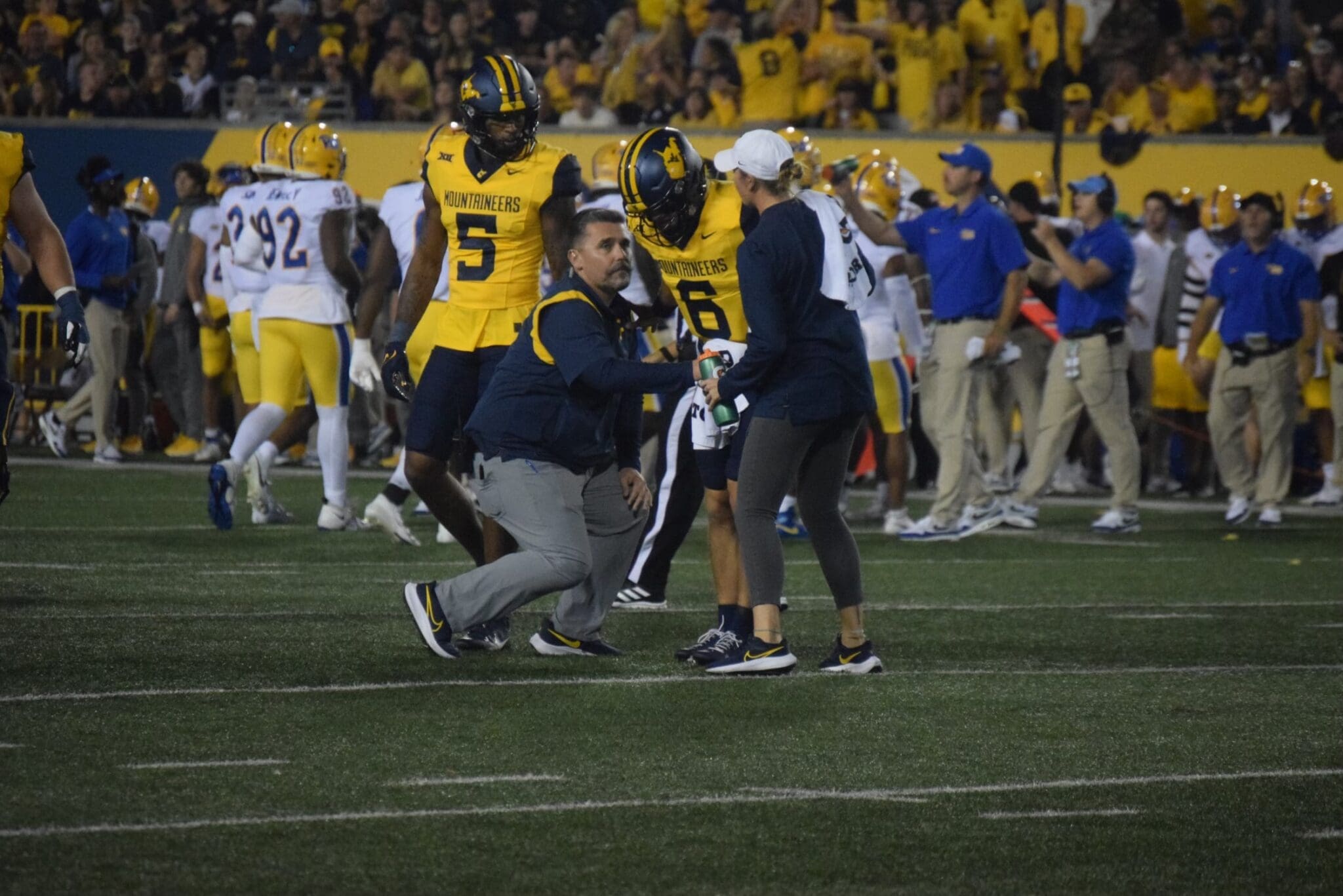 Garrett Greene leaves Pitt game