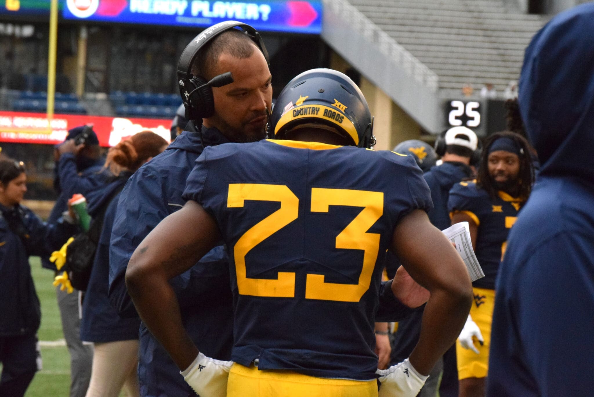 WVU Football Dontae Wright and Keyshawn Cobb