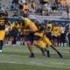 WVU Football TE Kole Taylor making a catch
