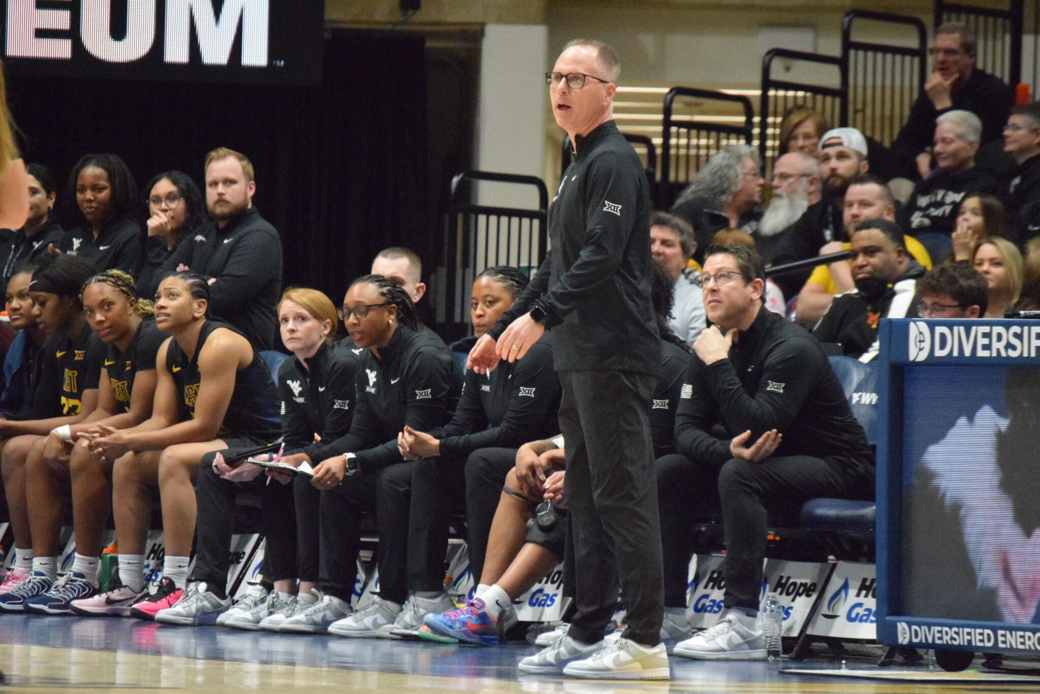 WVU Women's Basketball HC Mark Kellogg